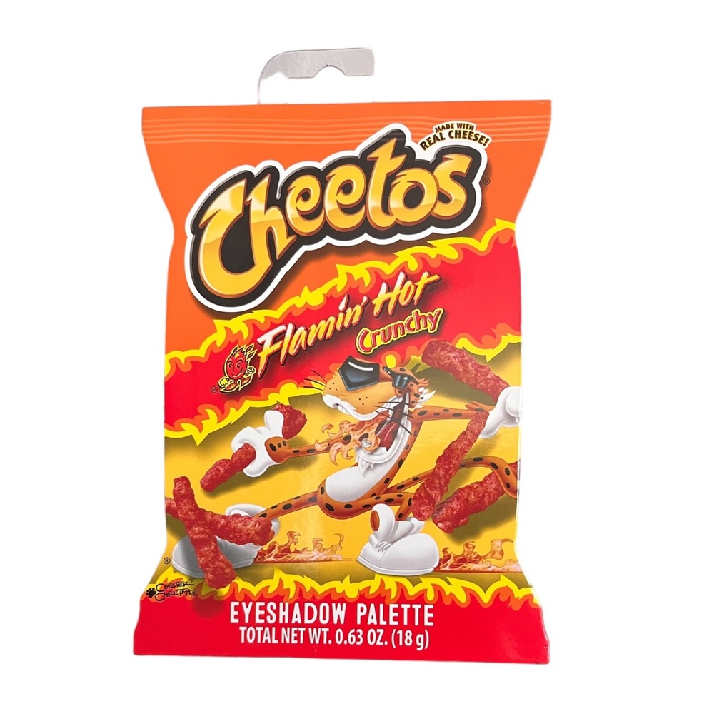 "Flamin' Hot Cheetos Eyeshadow Palette-12 Colors, Inspired by the Iconic Snack